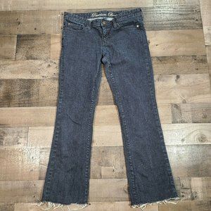 Gap Bootcut Jeans Womens 8R Low Rise Premium Zip Closure Dark Wash Blue Denim